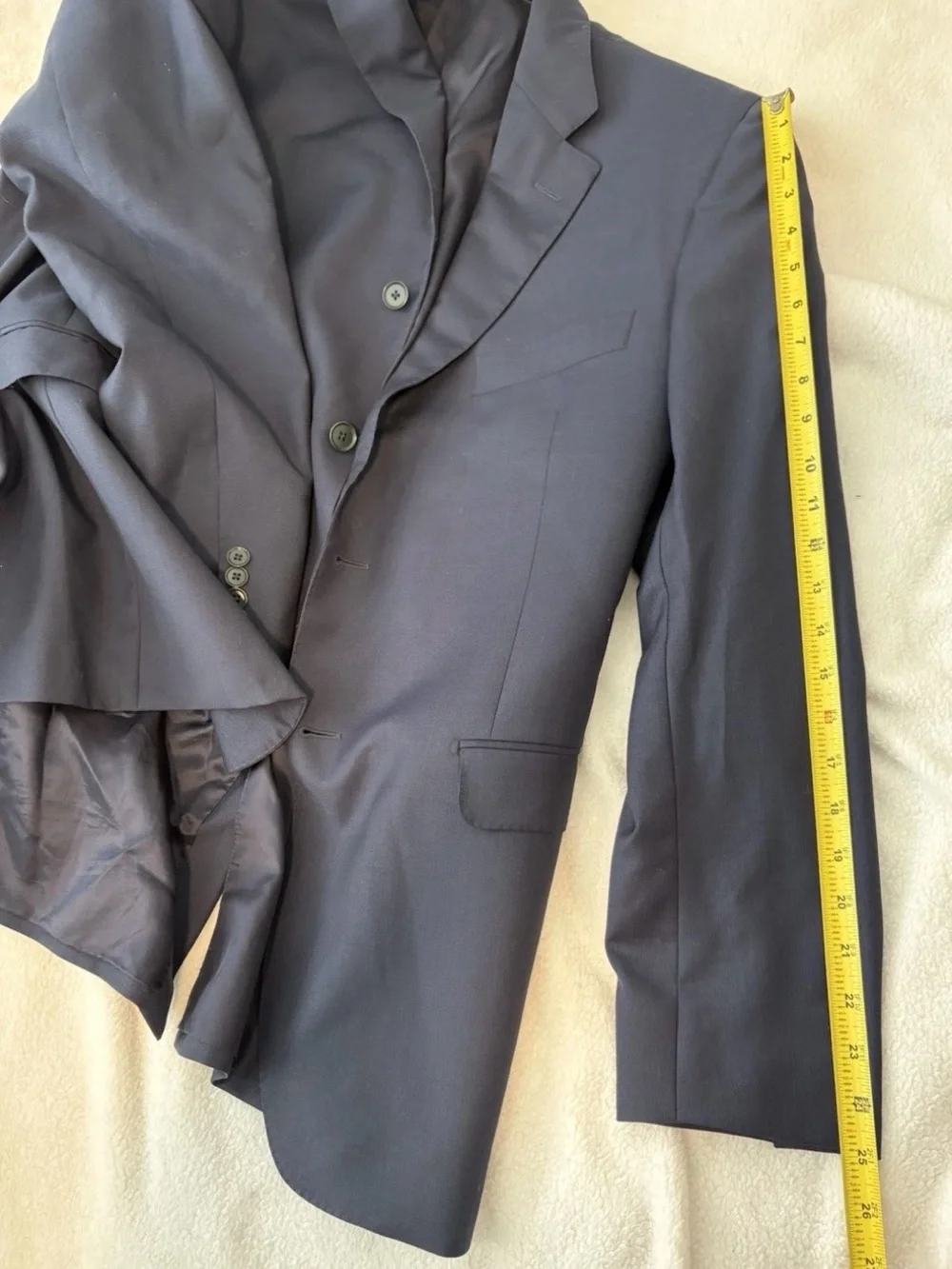 2-Button Blue Size 44 Men’s Wool Sports Coat 212 Saks 5th Avenue Made In Italy